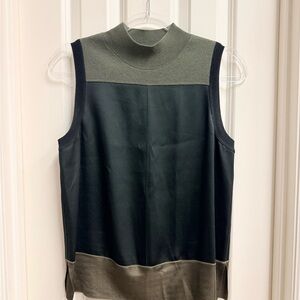 Rag & Bone Black and Olive Tank Top